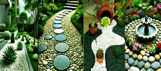 decorative stone landscaping ideas